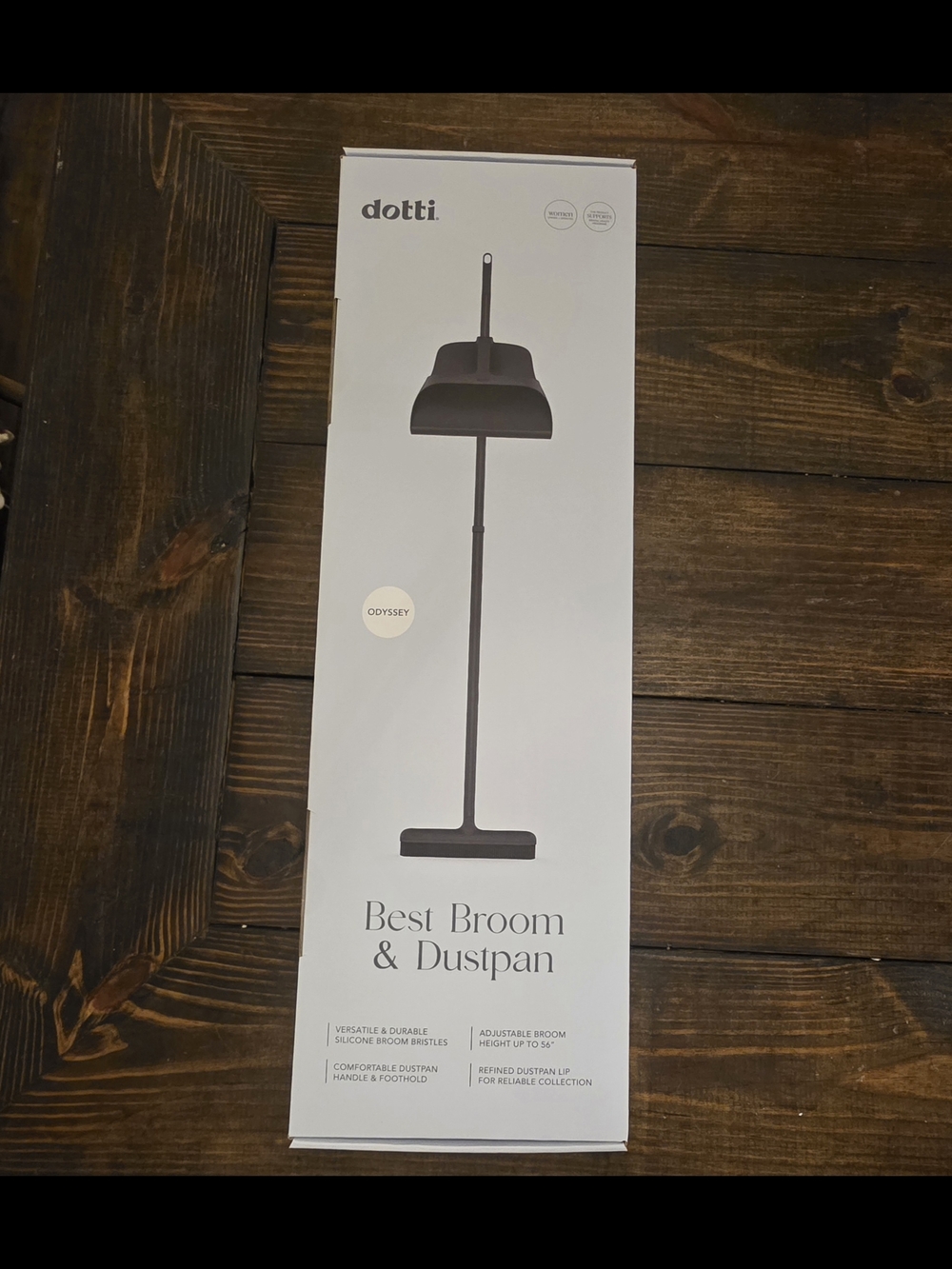 Dotti Black Best Broom and Dustpan Set - Picture 4 of 4